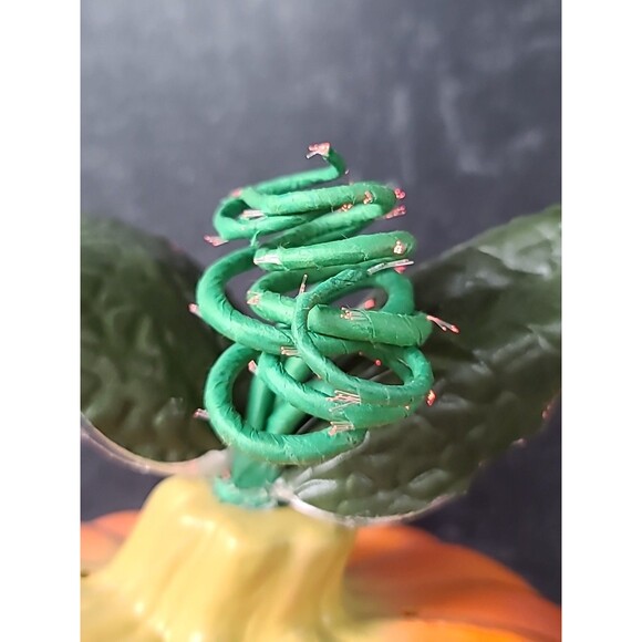 Fiber Optic Halloween Fall Pumpkin Decor Light Up Plug In Vintage Foremost - Picture 3 of 10